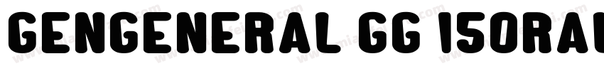 GenGeneral GG 150ral字体转换
